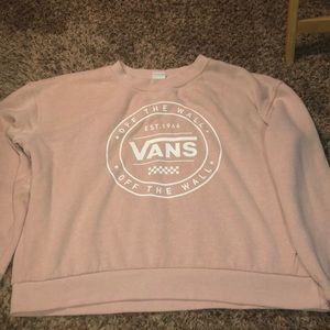 Vans crop top sweatshirt